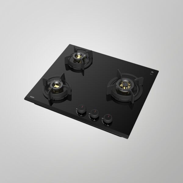 ASF 603 – Premium Built-In Hob with 3 High-Efficiency Burners