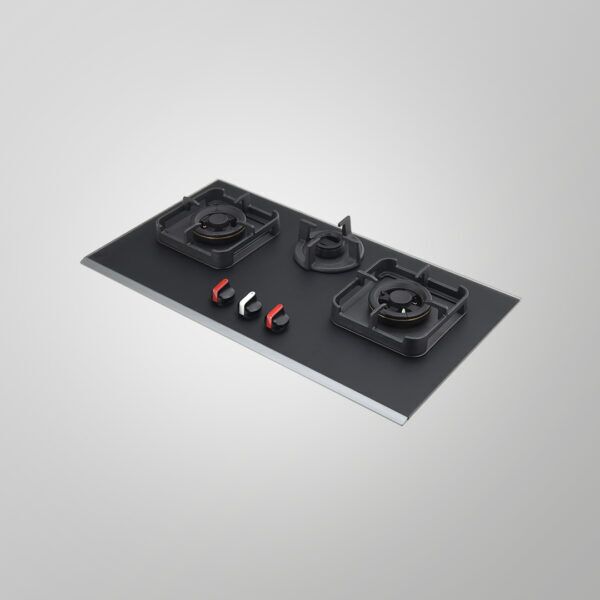 3 Burner Built-in Hob - Crystal Noir 823