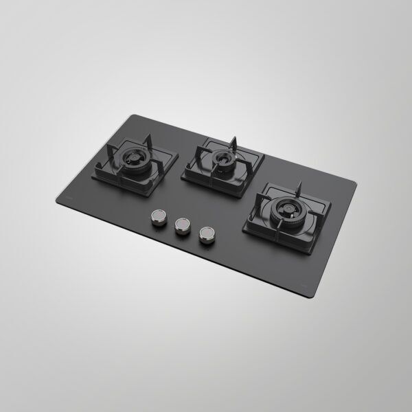 compact 3-Burner Built-in Hob - NYG 783B