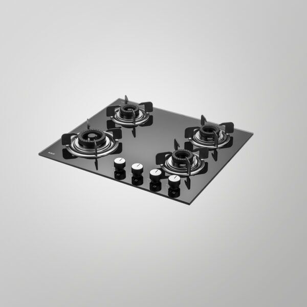 Built in Hob with 4 Black Coated Burners-CRH 604