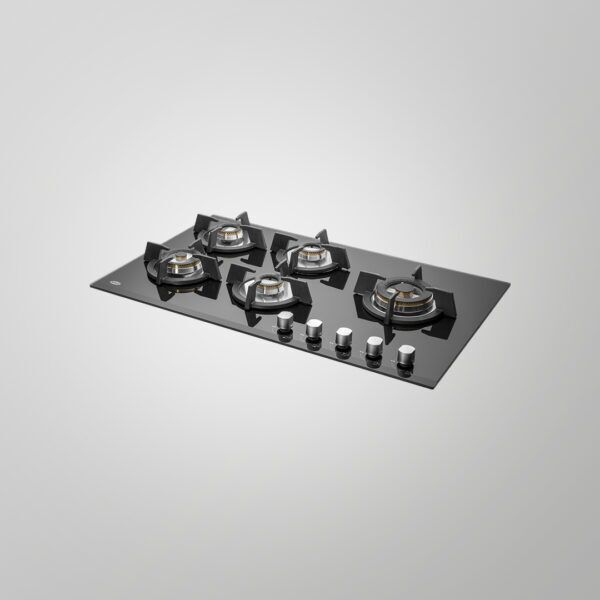 KH 86 BR 53 - 5 Brass Burners Built-in Hob