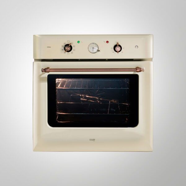 60 cm Built-in Oven with Cream Retro Finish - CLOV 6 CR