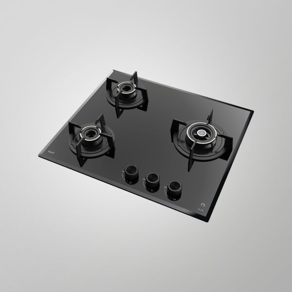 Built in Hob with 3 Brass Burners - ALNF 603