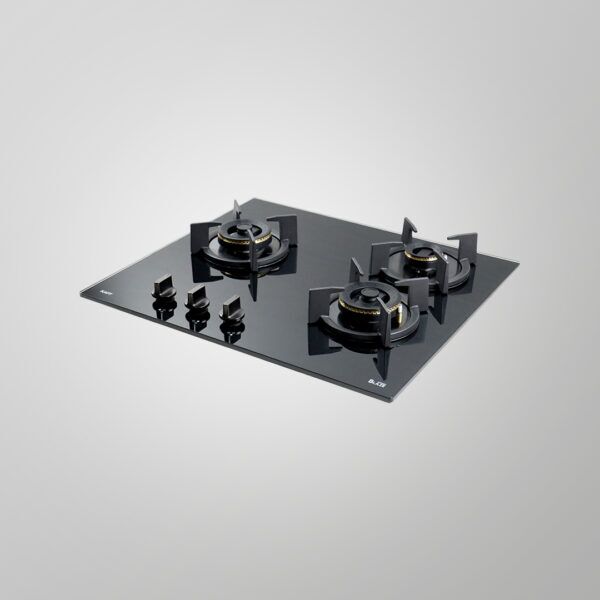 BZ 603 - 3 High Efficiency Forged Brass Burners Built-in Hob